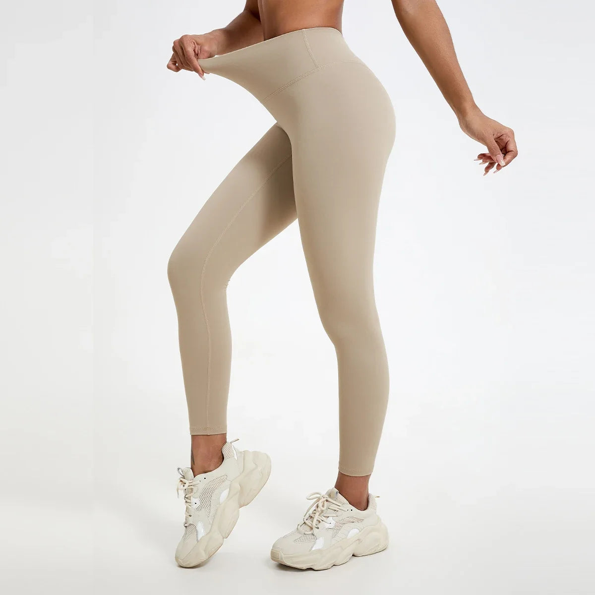 Hearuisavy Summer Super Soft Fabrics High Waist Leggings Gym Yoga Pants Running Workout Tights Push Up Sports Leggings Women