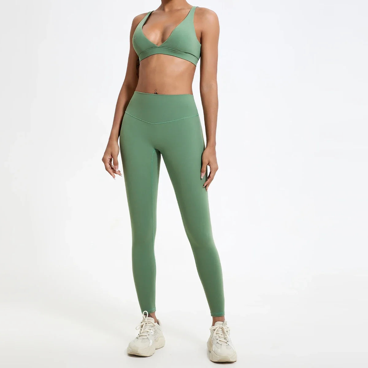Hearuisavy Summer Super Soft Fabrics High Waist Leggings Gym Yoga Pants Running Workout Tights Push Up Sports Leggings Women