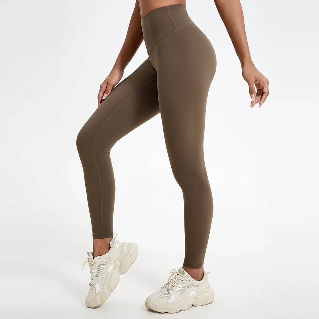 Hearuisavy Summer Super Soft Fabrics High Waist Leggings Gym Yoga Pants Running Workout Tights Push Up Sports Leggings Women