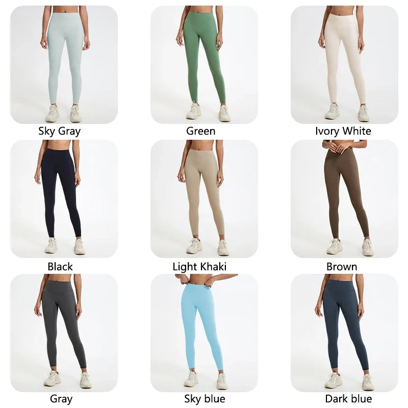 Hearuisavy Summer Super Soft Fabrics High Waist Leggings Gym Yoga Pants Running Workout Tights Push Up Sports Leggings Women