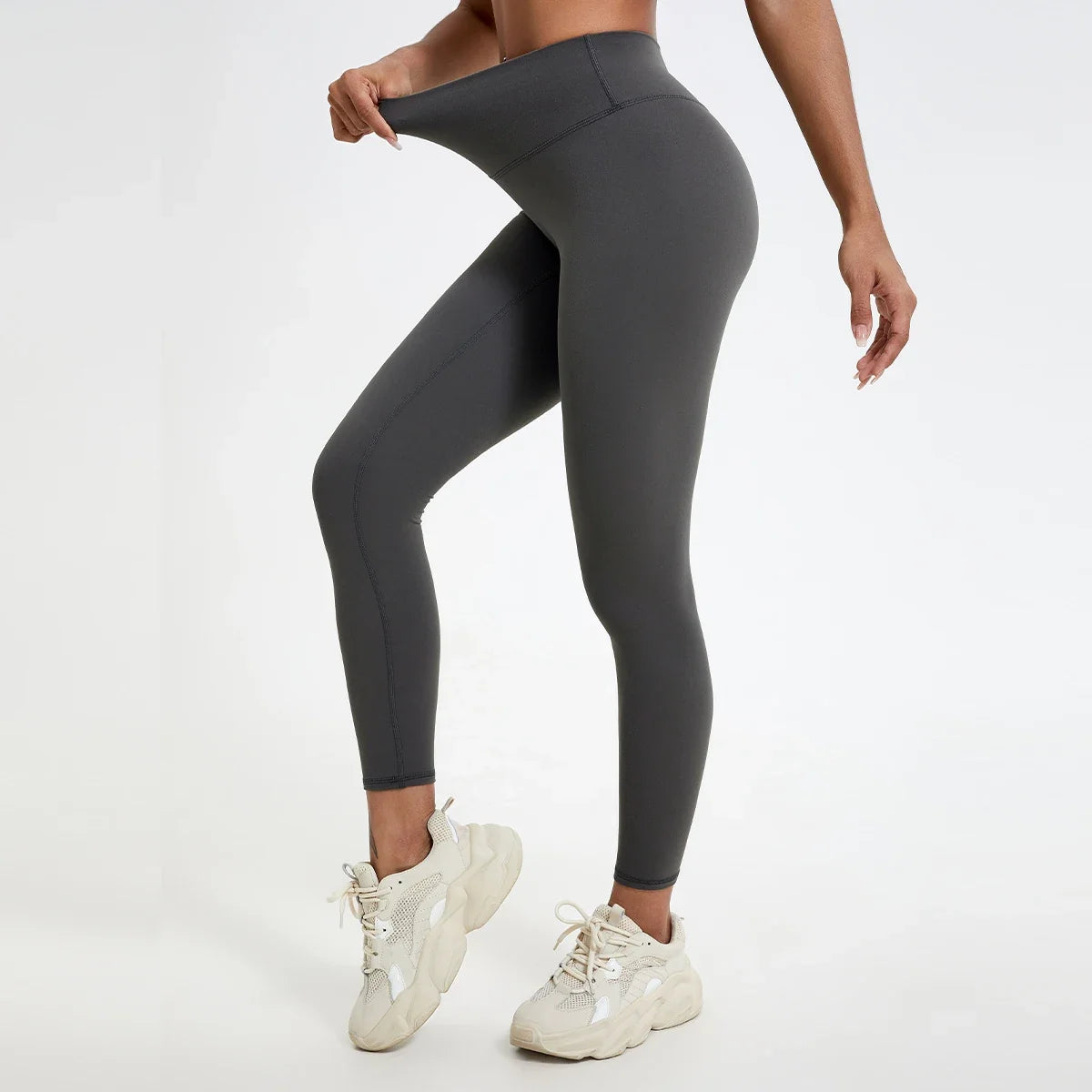 Hearuisavy Summer Super Soft Fabrics High Waist Leggings Gym Yoga Pants Running Workout Tights Push Up Sports Leggings Women
