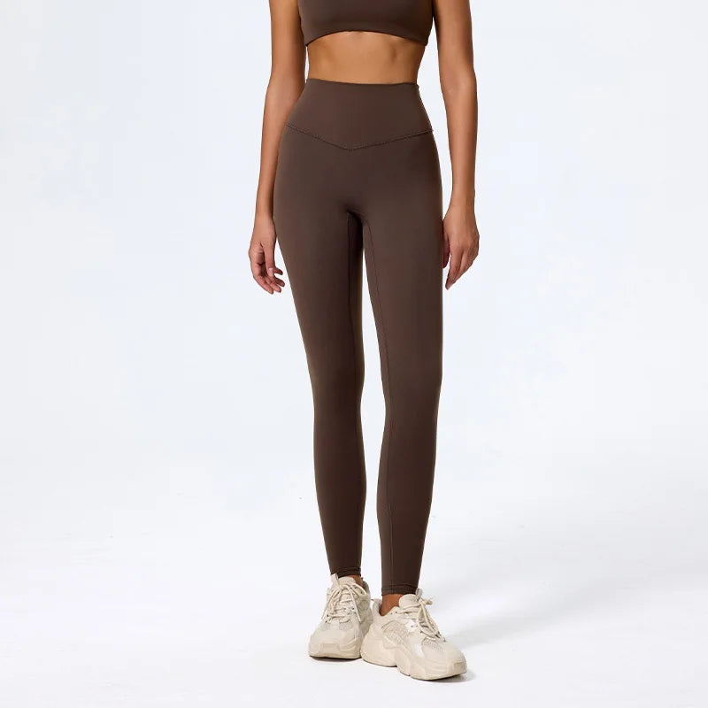 Hearuisavy Summer Super Soft Fabrics High Waist Leggings Gym Yoga Pants Running Workout Tights Push Up Sports Leggings Women