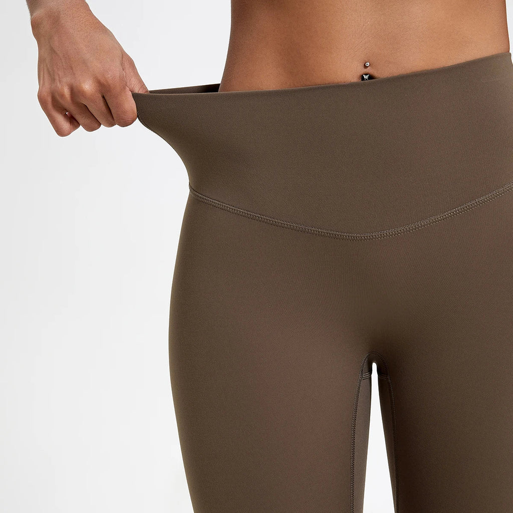 Hearuisavy Summer Super Soft Fabrics High Waist Leggings Gym Yoga Pants Running Workout Tights Push Up Sports Leggings Women